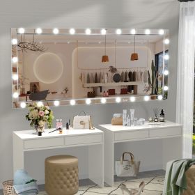 Hollywood LED Full Body Mirror with Lights Extra Large Full Length Vanity Mirror with 3 Color Mode Lights