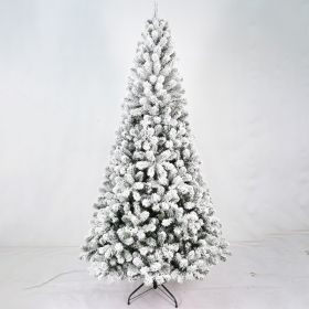 6ft PVC Round Head Flocking Tree Wrap Small Celebrate Festival Artificial Flocked Christmas Tree
